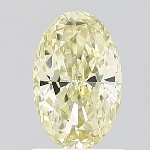 1.09ct OVAL Fancy Yellow VVS2 Coloured Lab diamond