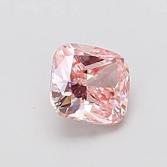 1.01ct CUSHION Fancy Intense Pink SI1 Coloured Lab diamond