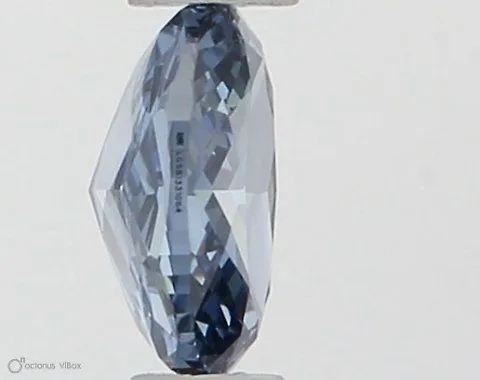 0.3ct OVAL Fancy Vivid Blue VS1 Coloured Lab diamond