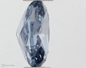 0.3ct OVAL Fancy Vivid Blue VS1 Coloured Lab diamond
