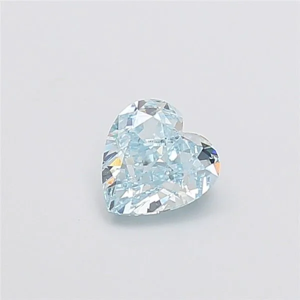 1.02ct HEART Fancy Intense Blue VS1 Coloured Lab diamond