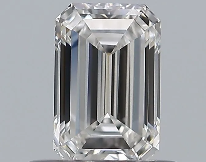 0.53ct EMERALD F VVS2 Natural diamond