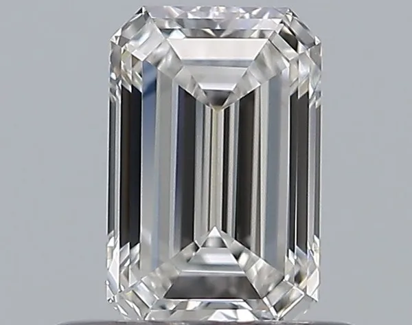 0.53ct EMERALD F VVS2 Natural diamond