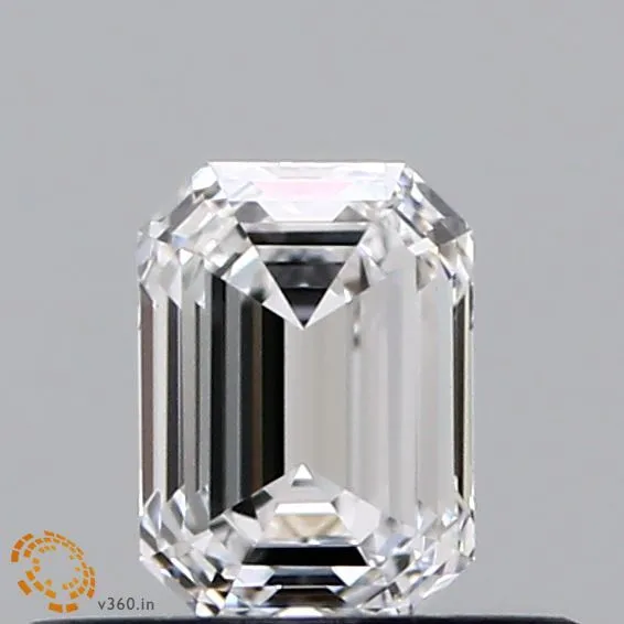 0.42ct EMERALD E IF Natural diamond
