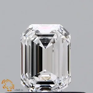 0.42ct EMERALD E IF Natural diamond