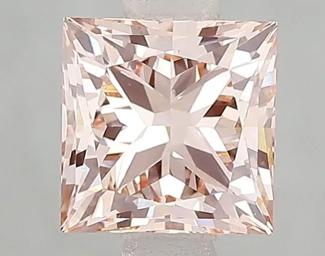 1.54ct PRINCESS Fancy Intense Pink VS1 Coloured Lab diamond