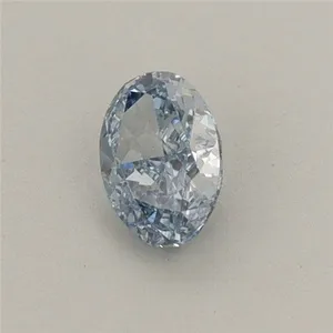 0.43ct OVAL Fancy Intense Blue VVS2 Coloured Lab diamond