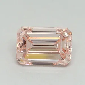 1ct EMERALD Fancy Intense Pink VS1 Coloured Lab diamond