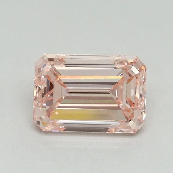 1ct EMERALD Fancy Intense Pink VS1 Coloured Lab diamond