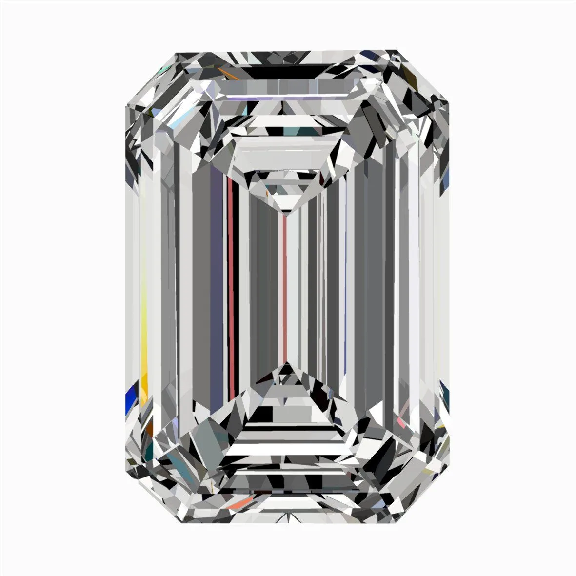 0.30ct EMERALD D VVS1 Natural diamond