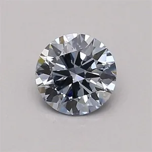 0.4ct ROUND Fancy Intense Blue VVS1 Coloured Lab diamond