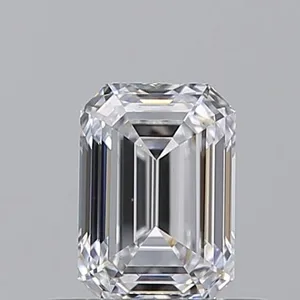 0.53ct EMERALD D VS2 Natural diamond