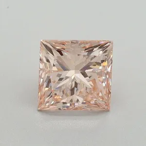 1ct PRINCESS Fancy Intense Pink VS2 Coloured Lab diamond