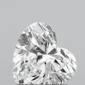 1.1ct HEART D VVS1 Lab diamond