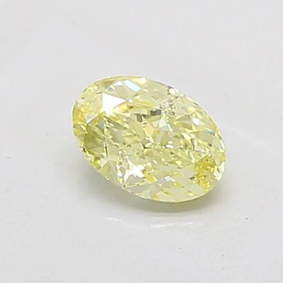 1.02ct OVAL Fancy Intense Yellow VS1 Coloured Lab diamond