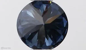 0.4ct ROUND Fancy Deep Blue SI1 Coloured Lab diamond