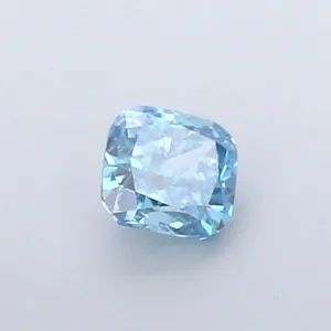 1.02ct CUSHION Fancy Vivid Blue VS1 Coloured Lab diamond