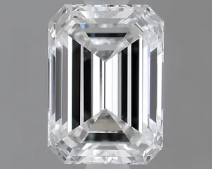 0.6ct EMERALD F VS1 Natural diamond