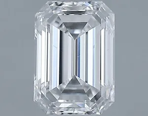 0.44ct EMERALD D VVS2 Natural diamond