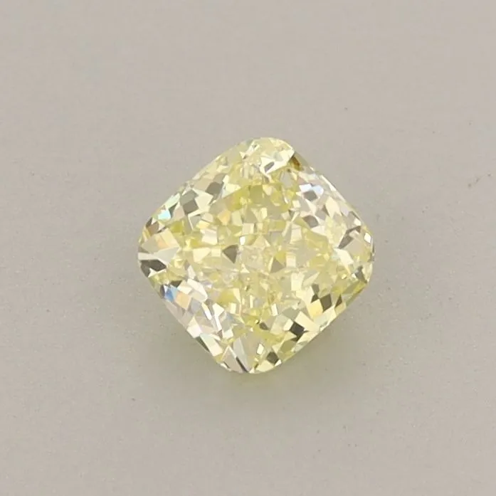 0.35ct CUSHION Fancy Intense Yellow VS1 Coloured Lab diamond