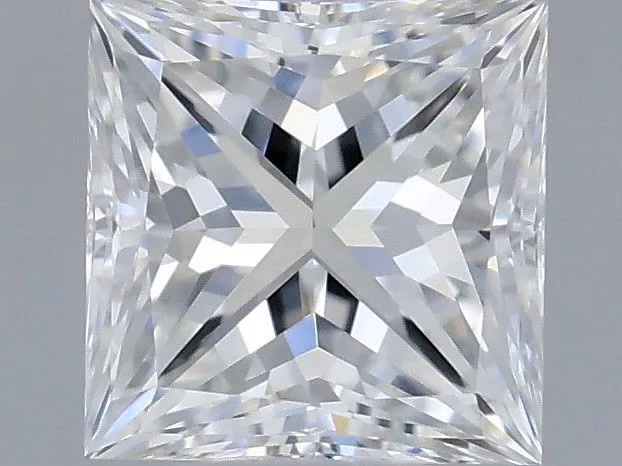 0.41ct PRINCESS E VVS2 Natural diamond