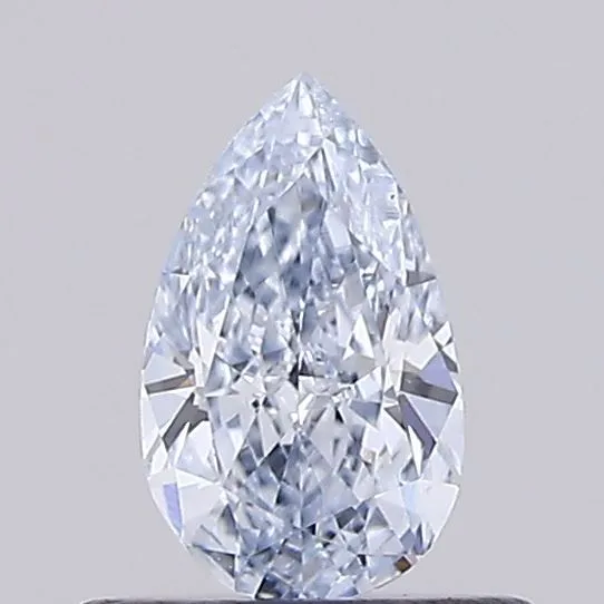 0.48ct PEAR Fancy Blue VVS2 Coloured Lab diamond