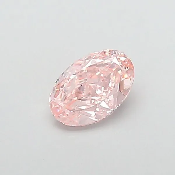 1.02ct OVAL Fancy Pink VS2 Coloured Lab diamond