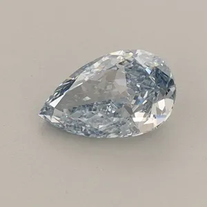 0.54ct PEAR Fancy Intense Blue VVS2 Coloured Lab diamond
