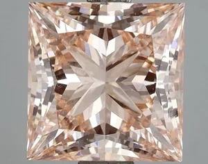 3.01ct PRINCESS Fancy Intense Pink VS1 Coloured Lab diamond