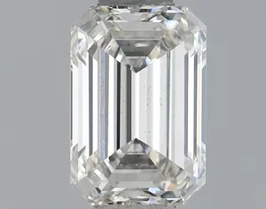 0.71ct EMERALD F VS2 Lab diamond