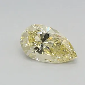 0.39ct PEAR Fancy Yellow VS1 Coloured Lab diamond