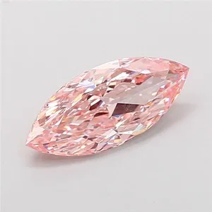 2.02ct MARQUISE Fancy Intense Pink VS2 Coloured Lab diamond