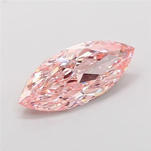 2.02ct MARQUISE Fancy Intense Pink VS2 Coloured Lab diamond
