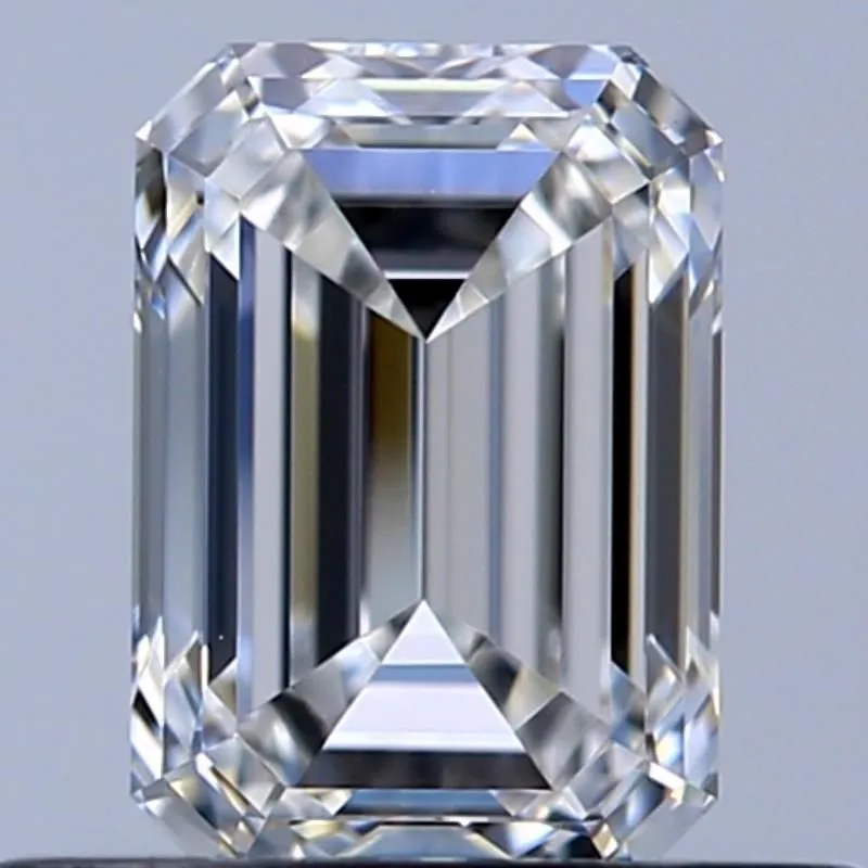 0.58ct EMERALD F VS1 Natural diamond