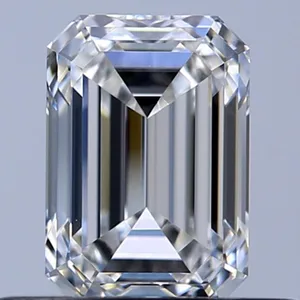0.58ct EMERALD F VS1 Natural diamond