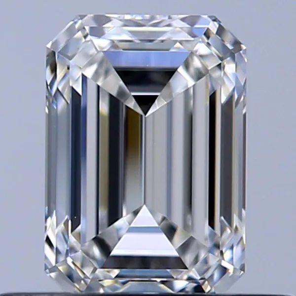 0.58ct EMERALD F VS1 Natural diamond
