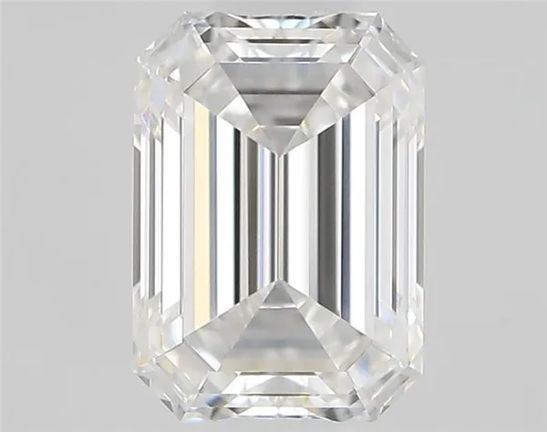0.56ct EMERALD F VS1 Natural diamond