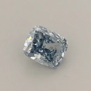 0.36ct CUSHION Fancy Intense Blue VVS2 Coloured Lab diamond