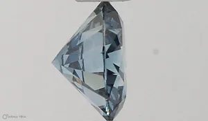 0.35ct RADIANT Fancy Vivid Blue VS1 Coloured Lab diamond