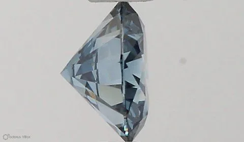 0.35ct RADIANT Fancy Vivid Blue VS1 Coloured Lab diamond