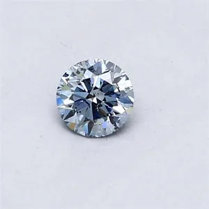 0.3ct ROUND Fancy Intense Blue SI2 Coloured Lab diamond