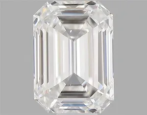 0.31ct EMERALD F VS2 Natural diamond