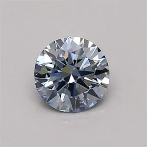0.35ct ROUND Fancy Vivid Blue VVS2 Coloured Lab diamond