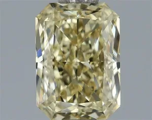 1.21ct RADIANT Fancy Yellow VVS2 Coloured Lab diamond