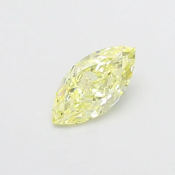 1.06ct MARQUISE Fancy Light Yellow VVS2 Coloured Lab diamond