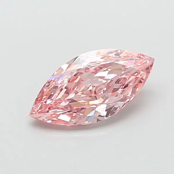 2.02ct MARQUISE Fancy Vivid Pink VS1 Coloured Lab diamond