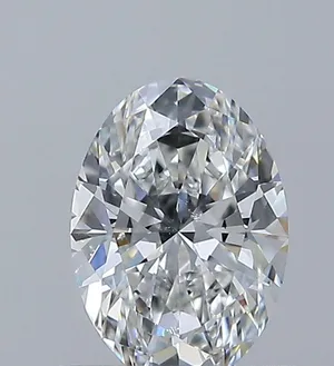 0.6ct OVAL F SI1 Natural diamond