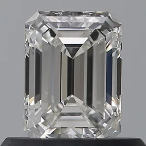 0.52ct EMERALD F FL Natural diamond