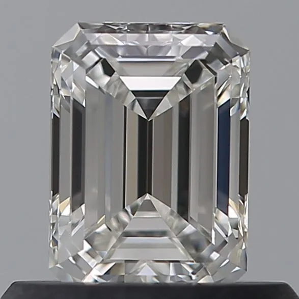 0.52ct EMERALD F FL Natural diamond