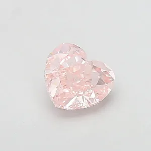 1.13ct HEART Fancy Brown Pink VVS2 Coloured Lab diamond